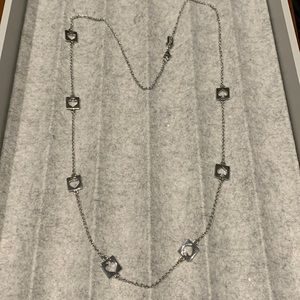 Like new silver Kate Spade long necklace